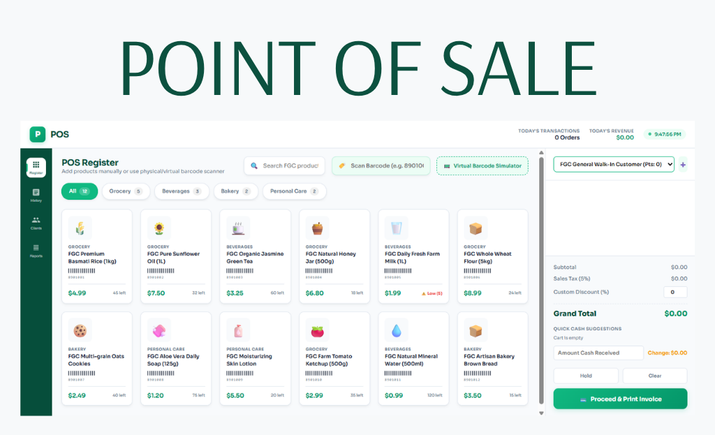 Point of Sale Management System